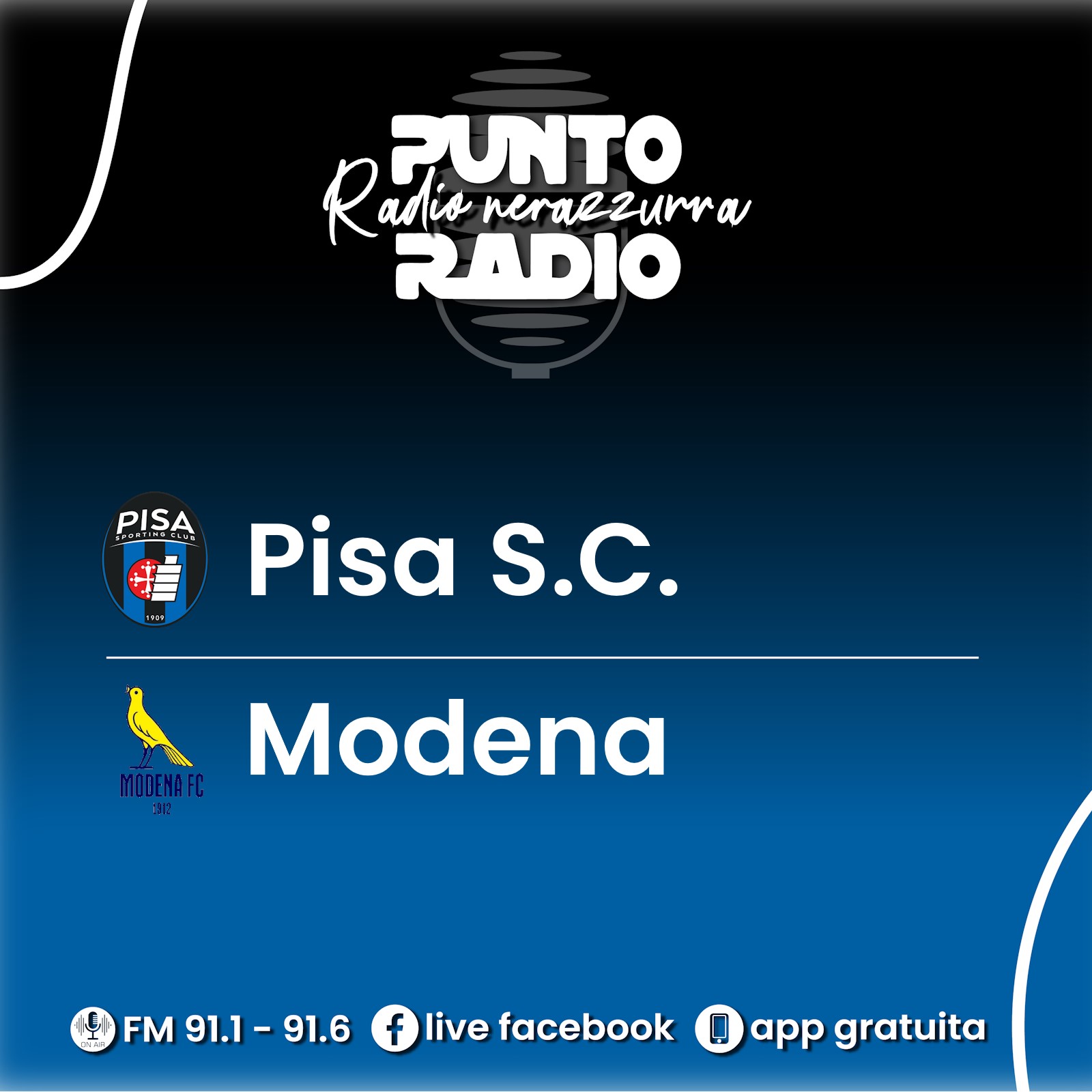 Pisa-Modena: 1-2 Antonio Caracciolo
