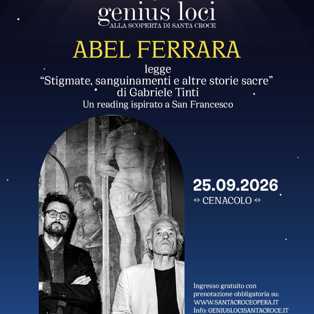 Abel Ferrara al Genius Loci con Stigmate, sanguinamenti e altre storie sacre